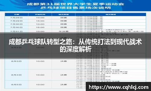 成都乒乓球队转型之路：从传统打法到现代战术的深度解析